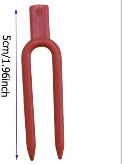 100 Pzas Clips Soporte Plantas Jardín Plástico