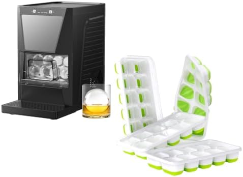 Bandejas cubos hielo set 4 maquina bolas hielo 2.2pulg