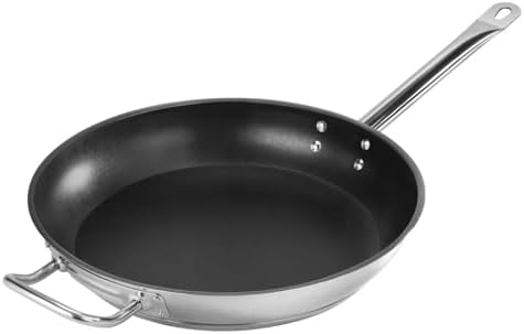 Sartén Antiadherente Acero Inox 12.5pulg Profundidad 2pulg