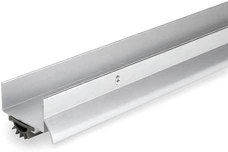 Barrido puerta forma U aluminio con tapa goteo atornillable