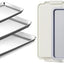 Set 3 Bandejas Cerámica y Set 3 Bandejas Acero Inox