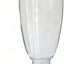 Pantalla lámpara cristal transparente 1 5/8x6.5pulg estilo colonial
