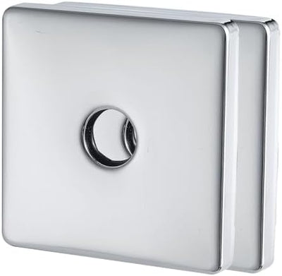 Brida ducha extra grande 3.5pulg paquete 2 cromado
