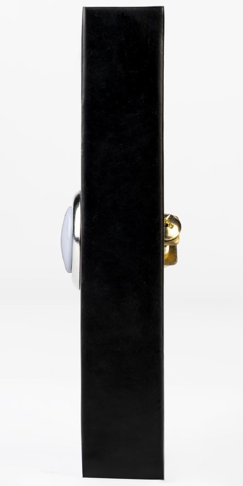 Campana puerta hierro negro timbre LED sin bateria