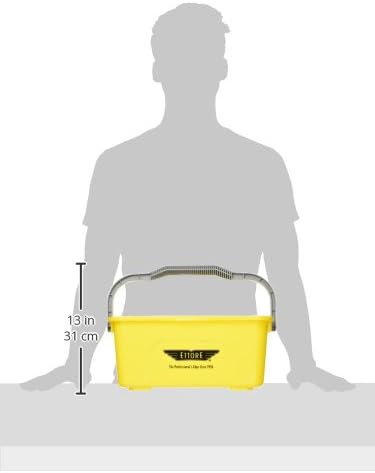 Cubo 3gal con mango ergonómico amarillo