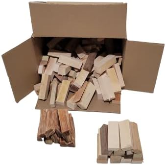 Leña seca roble cereza arce 3.5-4pulg comp hoguera mesa 5lb