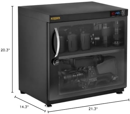 Gabinete seco electrónico 80L color negro