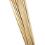 Brochetas bambú 18pulg 100uds con pinchos doble extremo 5.5pulg