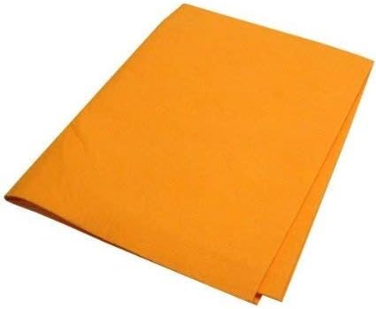 Paño gamuza absorbente 20x27pulg 100% rayón naranja