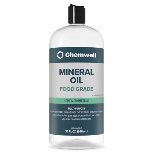 Aceite mineral hidratante para tabla cortar acero inox 32oz