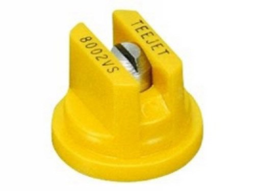 Punta pulverización plana acero inox amarillo