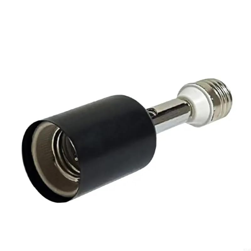Adaptador enchufe luz E26 cerámica ajustable para techo garaje
