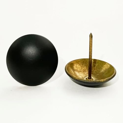 Tachuelas tapicería negro mate 1.5pulg decorativas para sofá