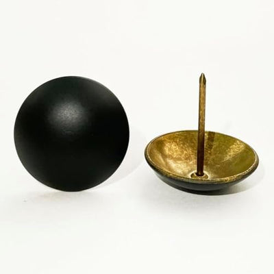 Tachuelas tapicería negro mate 1.5pulg decorativas para sofá