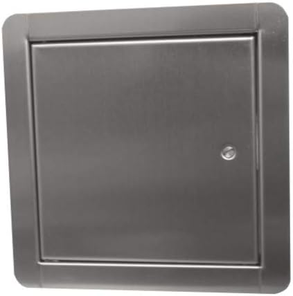 Puerta acceso universal metal acero inox 8x8