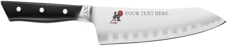 Cuchillo Santoku Mecedora 7pulg Grabado Personalizado