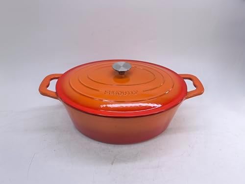 Horno Holandés Hierro Fundido Esmaltado 9.3qt Tapa Utensilios