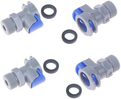 Pack 4 adaptadores manguera grifo cocina con rosca M15x1