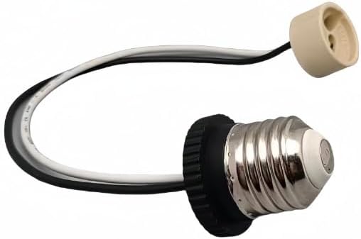 Pack 2 Adaptadores E26 a GU10 Base Bayoneta Cerámica