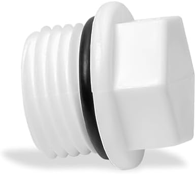 Conector roscado PVC 3/4 pulg SCH 40 MNPT blanco set 5