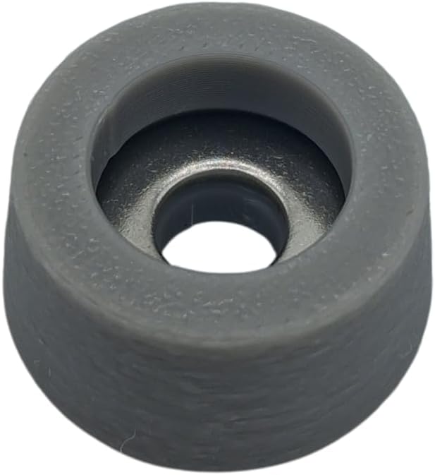 Pies parachoques poliuretano 1pulg gris pack 8