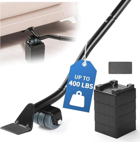 Juego herramientas elevadoras muebles 400lb palanca acero