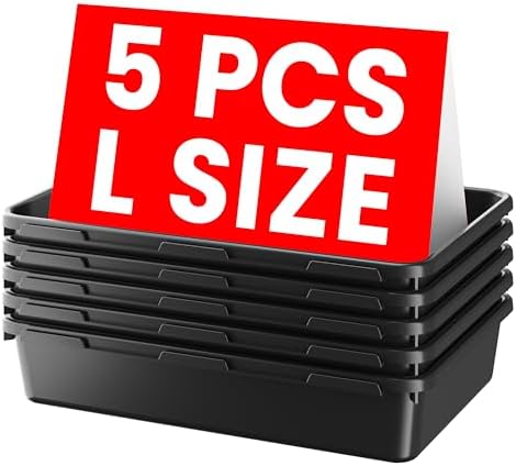Caja herramientas organizadora 5 pzas plástico negro