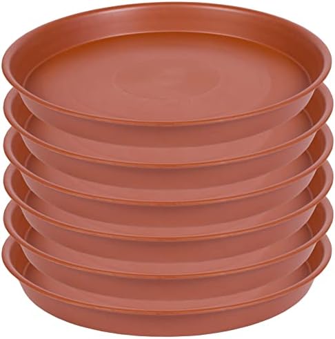 6 Pzas Platillos Planta 4-16pulg Bandeja Goteo Resistente