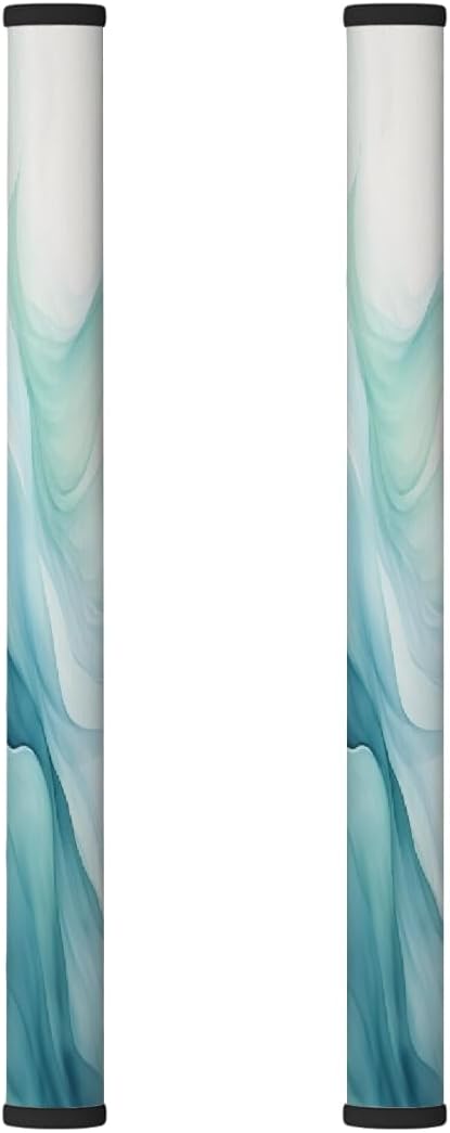 2 Fundas Manijas Puerta Nevera Microondas Azul