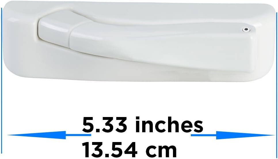 Manivela plegable para ventana abatible comp blanca