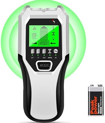 Escáner pared 5en1 multifuncional con pantalla LCD y alarma