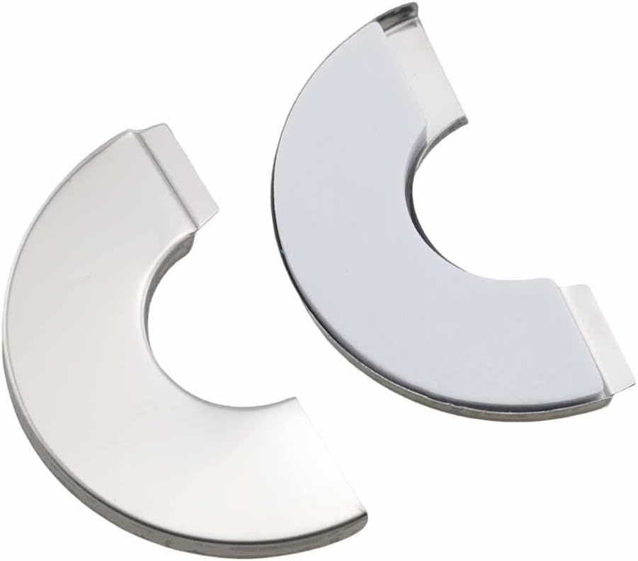Cubierta para tubería acero inox redonda para pared
