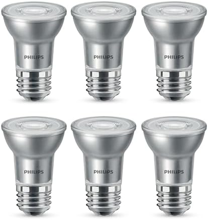 Pack 6 bombillas LED PAR16 4.4W 400lm blanco 3000K