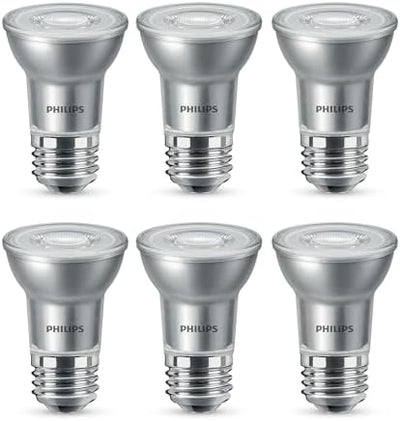 Pack 6 bombillas LED PAR16 4.4W 400lm blanco 3000K