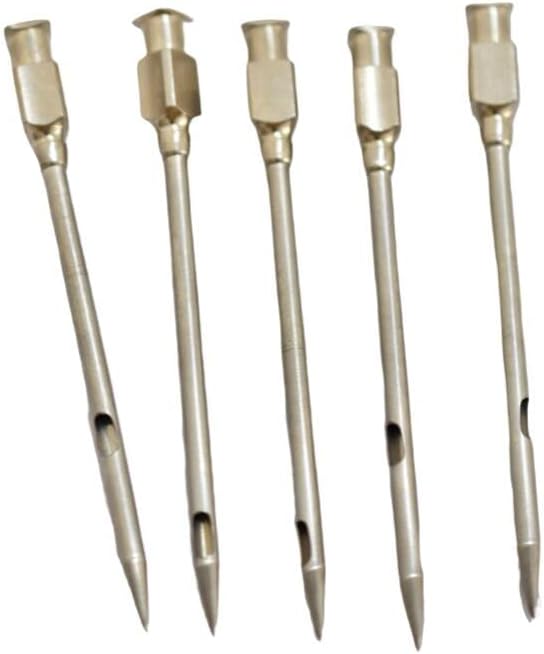 Aguja inyector carne 5 pzas acero inox cocina