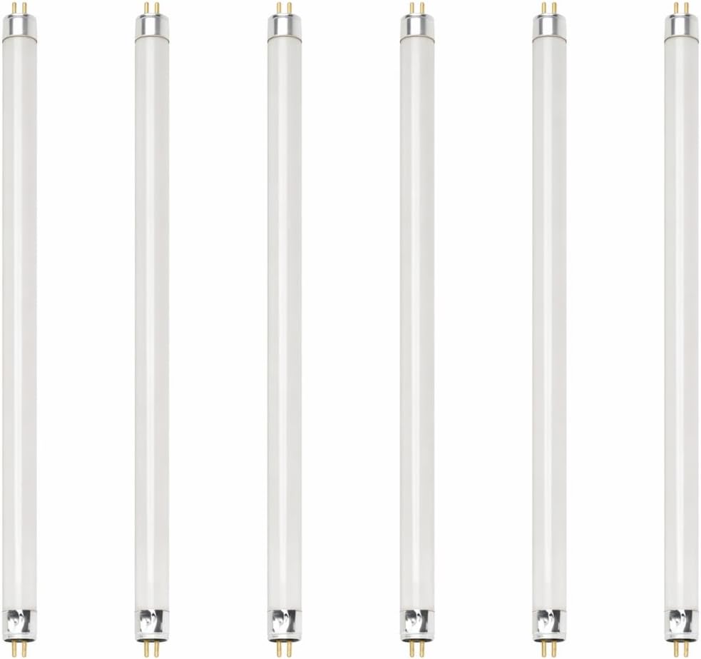 Bombilla fluorescente T5 9pulg 4100K paquete 6