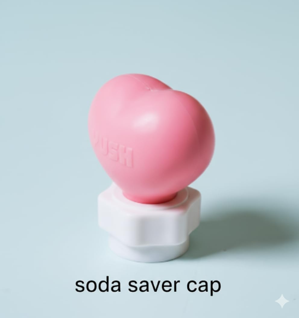 Tapa conservadora carbonatación forma corazón para botella PET
