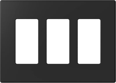 Placas pared decorativas 3 posiciones sin S negro mate