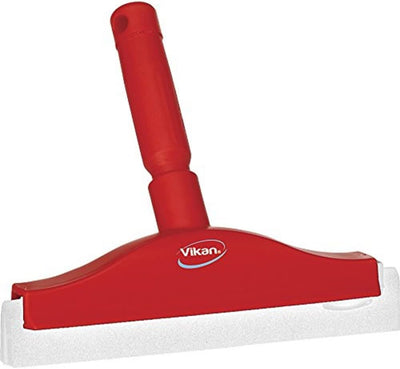 Escobilla goma banco 10" rojo