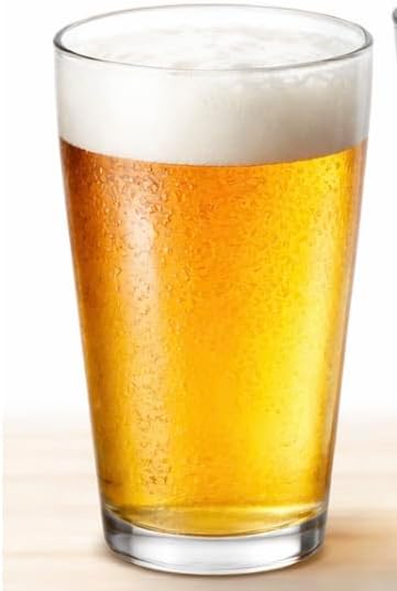 Paquete de 6 vasos de pinta transparentes duraderos