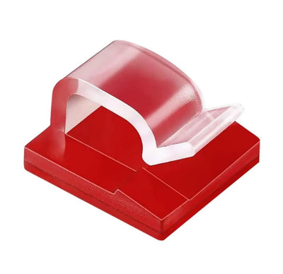 70 Pzas Clips Cable Adhesivo Organizador Alambre Exteriores
