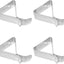 Soporte clip termómetro acero inox para parrilla plateado