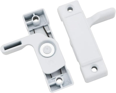 2 Pzas Bloqueo Ventana F2590 para Marco Aluminio Corrediza Blanca