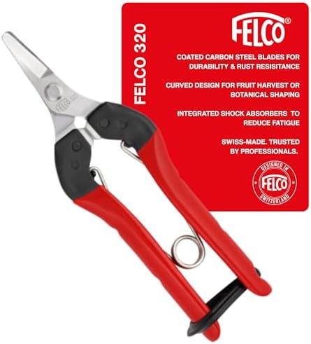 Tijeras podar 6pulg acero carbono hoja curva
