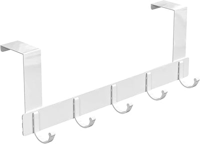 5 Ganchos Organizador Puerta Dormitorio Baño Ropa Bolsas