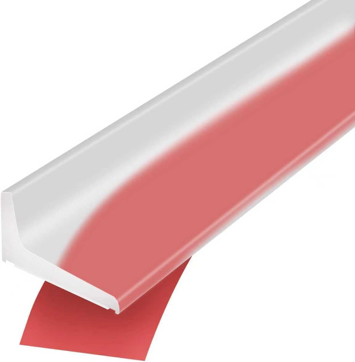Sellador de ducha silicona 39pulg para puerta vidrio