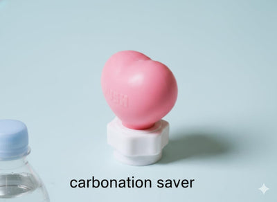 Tapa conservadora carbonatación forma corazón para botella PET
