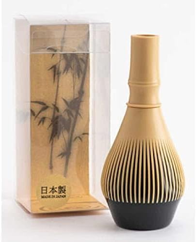 Juego Tetera Matcha con Cuchara de Bambú Blanco y Taza Roja