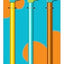 Popotes Scooby Doo de 12.5 pulgadas sin BPA con adorno de silicona