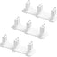 3 Puertas Correderas Armario Ajustables 3 Rodillos Blanco